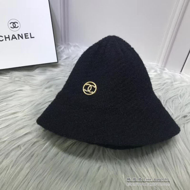 CHANEL香奈兒 火爆經典款 秋冬小香風專櫃新品 時尚小盆帽 LLWJ6747